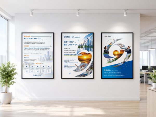 サンリスト株式会社様 企業理念ポスター
